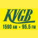 Logo de 1590AM 95.5FM KVGB - K238CK