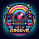 Logo de FMM Radio - 80's Neon Groove