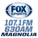 Logo de FOX Sports 107.1 FM & 630 AM - KVMA