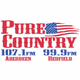 Logo de Pure Country 107.1 & 99.9 - K260DG