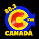 Logo de Rádio Canadá FM - Canadá Britânia