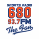 Logo de The Fan 680 / 93.7 FM - W229AG
