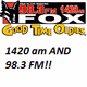 Logo de 98.3/1420 AM The Fox - WNRS