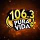 Logo de Pura Vida 106.3FM