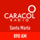 Logo de Caracol Radio Santa Marta