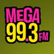 Logo de Mega 99.3 FM - KMGW