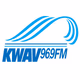 Logo de KWAV 96.9 FM - KWAV