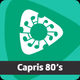 Logo de Radio Capris - 80s
